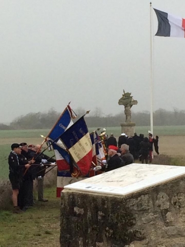 Participation, le 3 décembre 2017, à la commémoration de la terrible bataille de Loigny